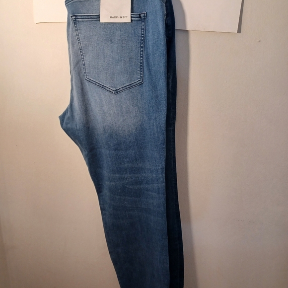 Warp Weft Tidepool New York Skinny Stretch Jeans New Size 24W Hips 46 Inches - Picture 8 of 8